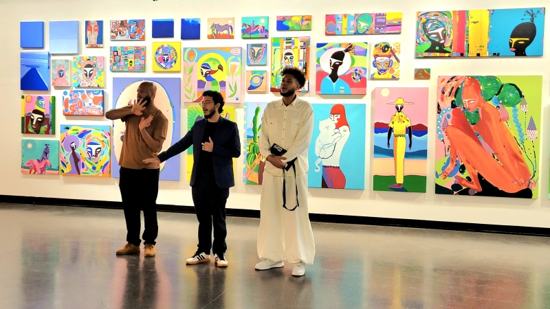 Exposição Cronocromia de Rimon Guimarães. Foto: Brunow Camman.