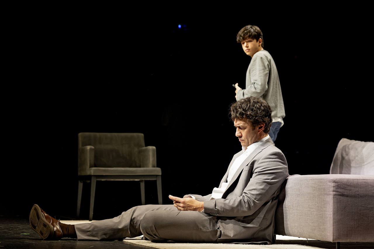 Peça O Filho com Gabriel Braga Nunes. Foto: Thiago Wenzler.